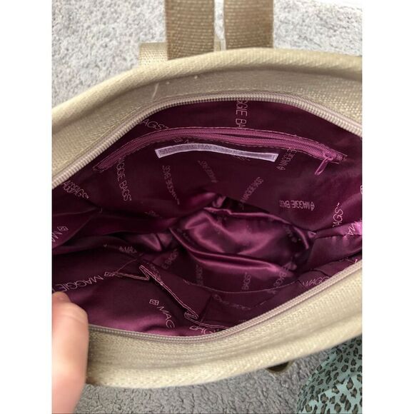 Maggie Bags Recycled Seatbelt Backpack Tan/Beige main image 11